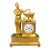 1800 Rouchouze Empire Gold Bronze Mantel Clock France For Sale