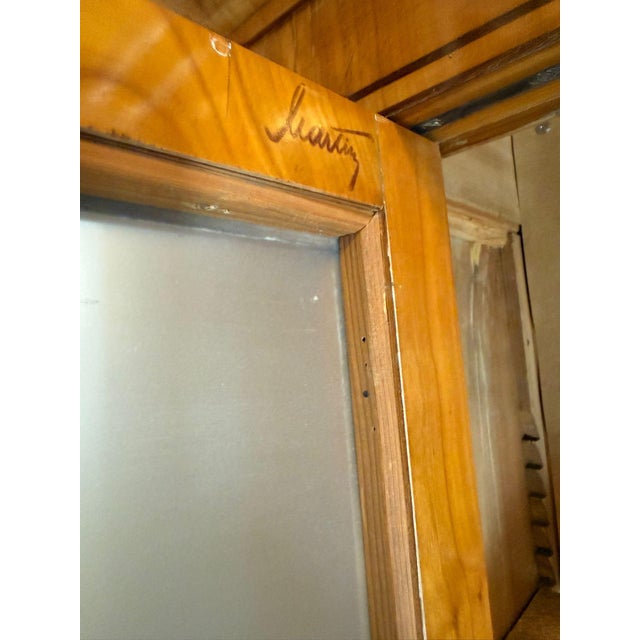 Brown Antique Biedermeier Austrian Cabinet, 1840 For Sale - Image 8 of 9