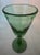Traditional Handblown Glass Goblets & Pitcher For Sale - Image 3 of 7