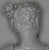 Ceramic Terracotta Glazed Bust of Diana Goddess of Hunt For Sale - Image 7 of 11