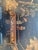 Mid 20th Century Vintage English Queen Anne Chinoiserie Black Lacquer Table For Sale - Image 5 of 8