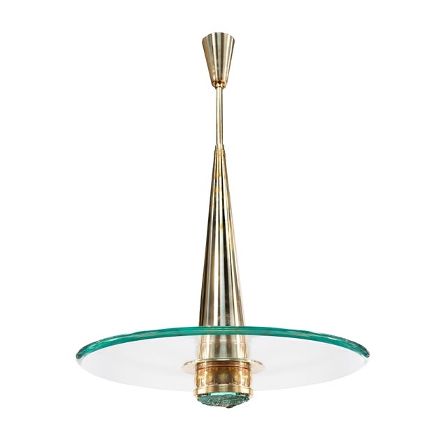 1950s Vintage Pendant Light by Max Ingrand for Fontana Arte, 1950s For Sale - Image 5 of 5