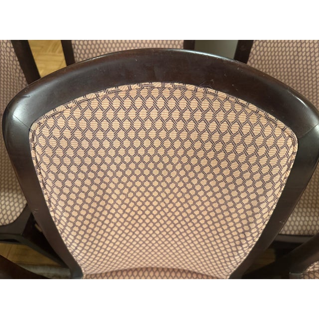 1980s Jack Lenor Larsen Dining Chairs (Set of 8) For Sale - Image 5 of 10