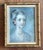 This ethereal vintage portrait captures a woman of quiet elegance, rendered in a soft, impressionistic style that...