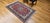 Vintage Persian Tabriz Area Rug, Hand-Knotted Wool & Silk, Floral Pattern, Pomegranate-Red & Navy, 3x5 For Sale - Image 4 of 18