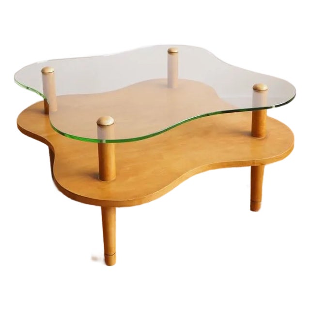 Mid 20th Century Coffee Table in the Manner of Gilbert Rohde For Sale
