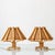 1960s Vintage French Riviera Rattan Table Lamps in the style of Louis Sognot, 1960s, Set of 2 For Sale - Image 5 of 12