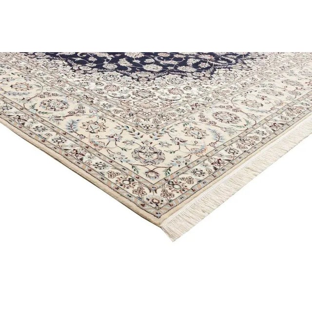 Nain Rug with Floral Design For Sale - Image 5 of 11