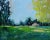 Textile Summer Light, Modern Impressionist Oil Landscape For Sale - Image 7 of 7