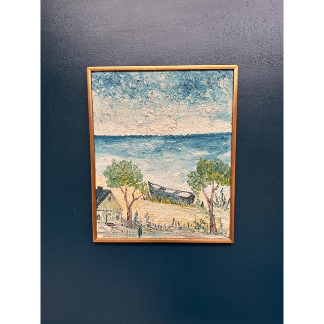 Stig Allan, Landskrona, 1950s, Oil on Panel, Framed For Sale - Image 11 of 18