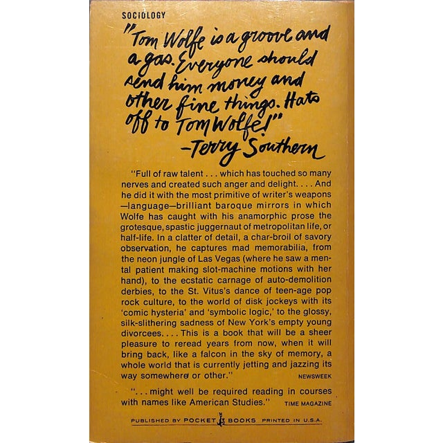 "The Kandy-Kolored Tangerine-Flake Streamline Baby" 1966 Wolfe, Tom For Sale - Image 4 of 7