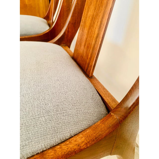 Mid-Century Modern Walnut Chairs - A Pair For Sale - Image 10 of 11