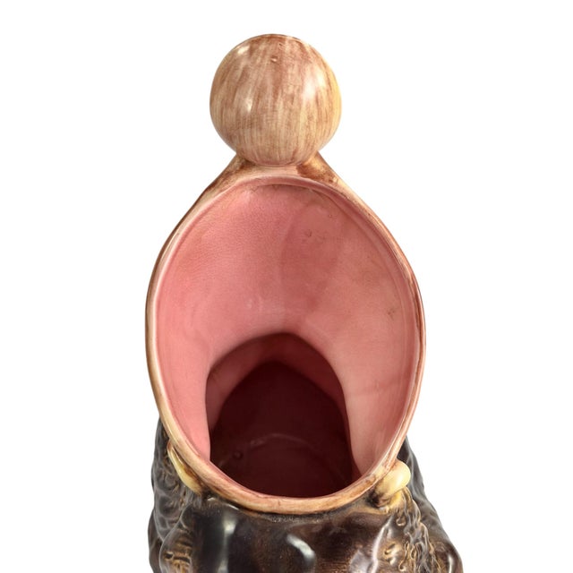 Antique English Majolica Graduated Bear Syrup Jugs by Joseph Holdcroft, 1875, Set of 3 For Sale - Image 11 of 18