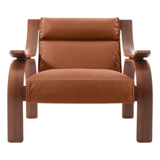 Woodline Armchair by Marco Zanuso for Cassina For Sale