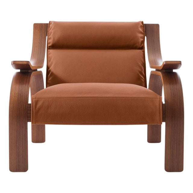 Woodline Armchair by Marco Zanuso for Cassina For Sale