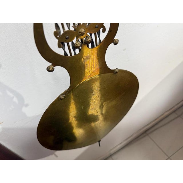 Comtoise Wall Clock with Lyra Pendel, France For Sale - Image 10 of 11