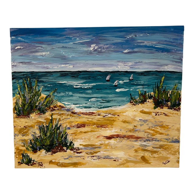 "Beautiful Day" Oil on Canvas For Sale