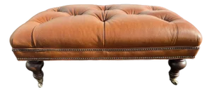 Lillian August Tufted Cocktail Ottoman