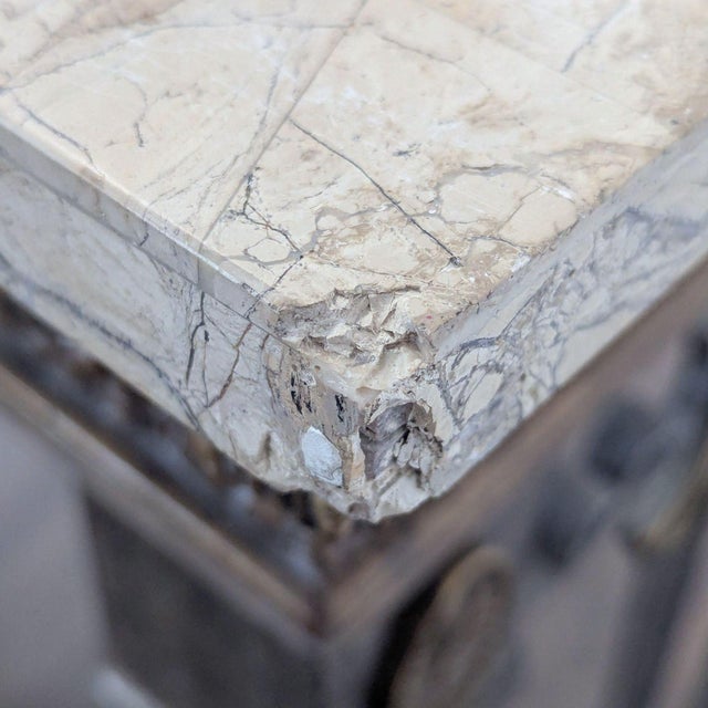 Maitland Smith Marble Top Console Table For Sale In San Francisco - Image 6 of 11