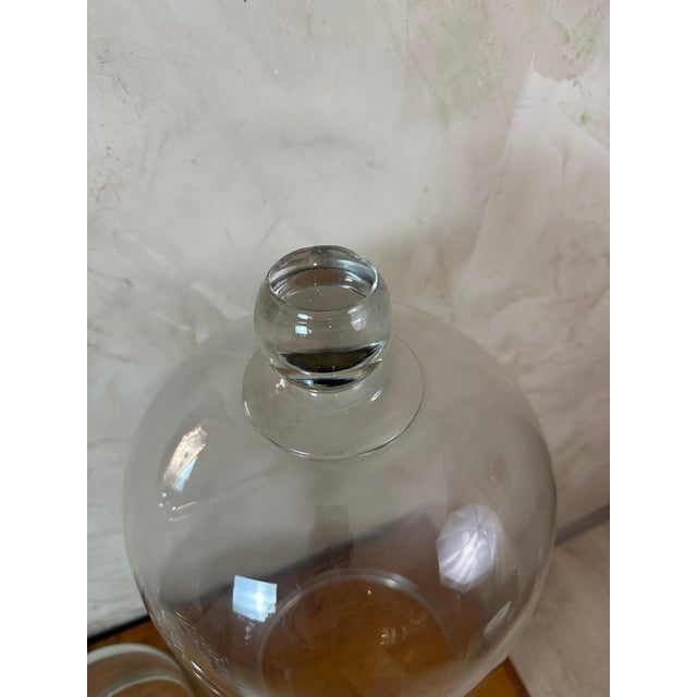Large Bubbled Glass Bell, 1940s For Sale - Image 12 of 13