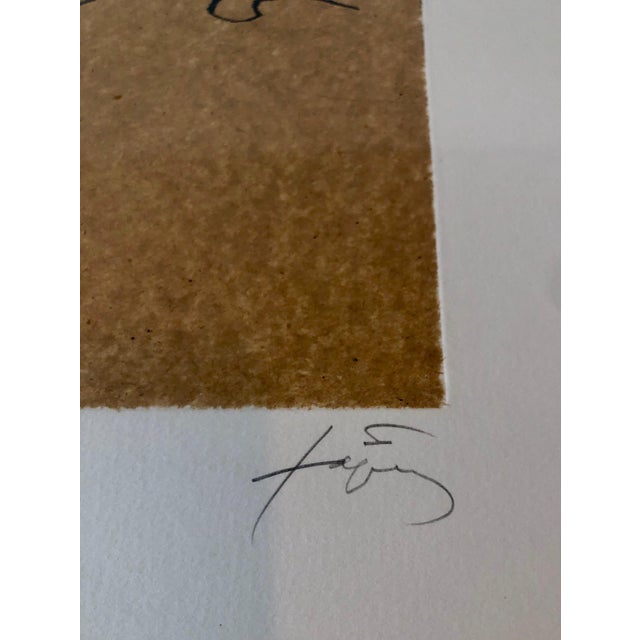 Antoni Tàpies, Antoni Tapies Post Modern Abstract Expressionist Aquatint For Sale In Miami - Image 6 of 9