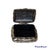 A small silverplated jewelry box . Polished finish outside and lined with black velvet. The lid is hinged. with engraving...