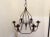 Vintage Rusty Candle Chandelier For Sale - Image 9 of 10