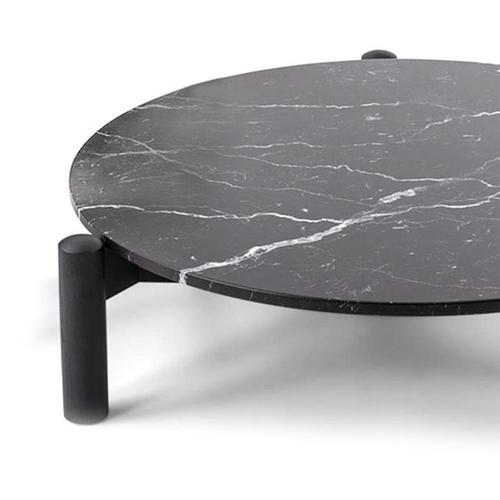 Mid century modern table black wood and marble by charlotte perriand for cassina table designed by charlotte perriand in...