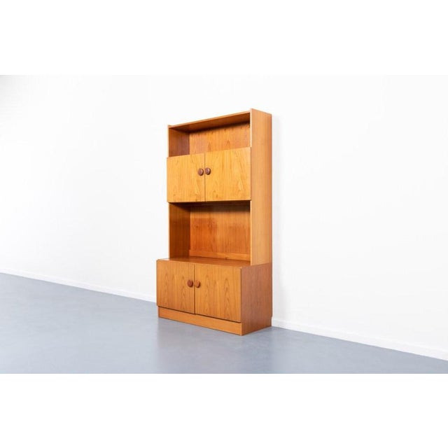 Vintage Danish Teak Veneer Cabinet, 1970s For Sale - Image 4 of 9