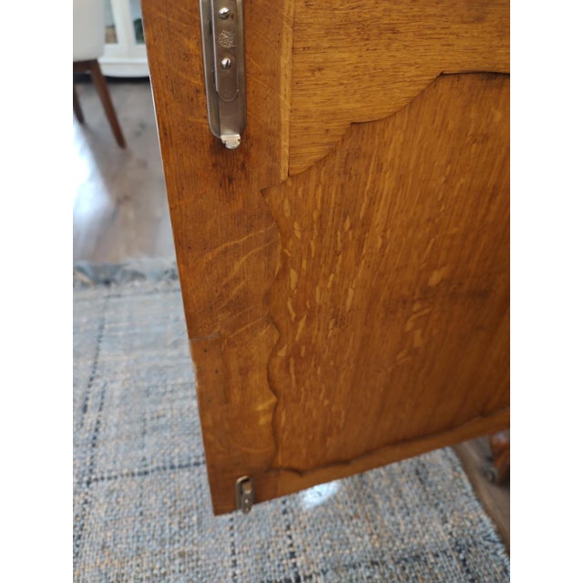 Early 20th Century French Oak Triple Sideboard For Sale - Image 5 of 13