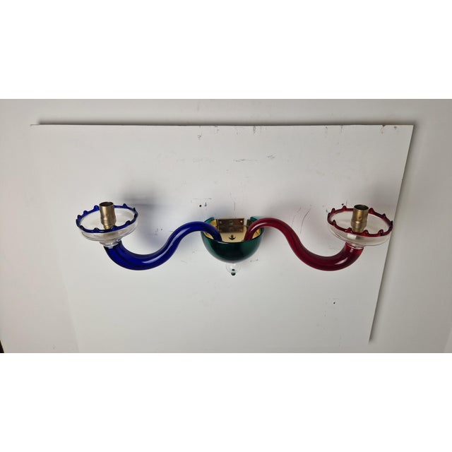 Stained Glass Wall Light by Gio Ponti for VeArt For Sale - Image 13 of 13