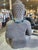 Religious Late 20th Century Indonesian Style Lava-Stone Buddha Statue For Sale - Image 3 of 6