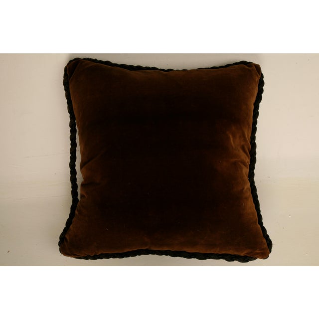 Black C.1880 the Best Antique English Folk Art Hand-Beaded Pillow Ever For Sale - Image 8 of 10