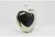 1960s Murano Black Heart Perfume Bottle For Sale - Image 5 of 6