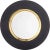 Modern Nicolette Mayer Oro 24k Crystal Charger 13" Plate, Black For Sale - Image 3 of 3