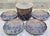 Ceramic 1975 Fitz and Floyd Samurai Horsemen Ice Bucket & 4 Dessert Plates, 5-Piece Set For Sale - Image 7 of 10