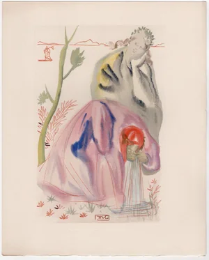 Salvador Dali, The Golden Age, 1964, Original Woodcut