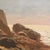 Brown 'Evening Light, Rocky Shore', Early American School Impressionist Seascape, Pacific For Sale - Image 8 of 9
