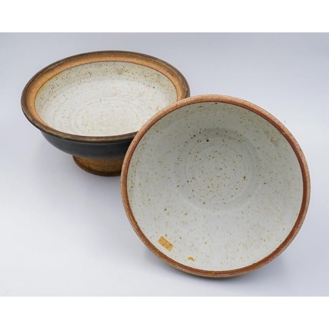 Mid-Century Modern Mid 20th Century Joel Edwards Covered Pottery Bowl Tangine For Sale - Image 3 of 9