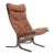 Vintage Siesta High Back Lounge Chair by Ingmar Relling in Cognac Leather For Sale