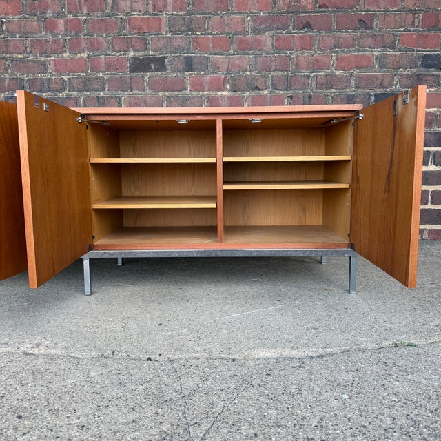 Wood Knoll International Teak Credenza by Florence Knoll For Sale - Image 7 of 12