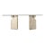 Postmodern Mactan Stone & Glass Dining Table – Vintage Kitchen, 1980s For Sale