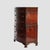 Brass Floral Painted Chinese Chippendale Mahogany Six Drawer Highboy Chest C1920 For Sale - Image 8 of 18