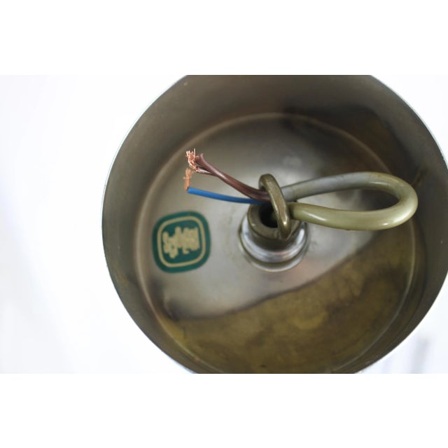 Metal Large Mid-Century Metal Ceiling Lamp by Gaetano Sciolari For Sale - Image 7 of 12