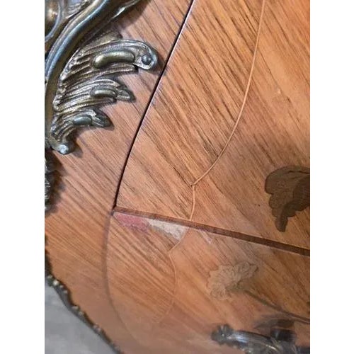 Antique French Marble Top Commode, 1920s For Sale - Image 4 of 10