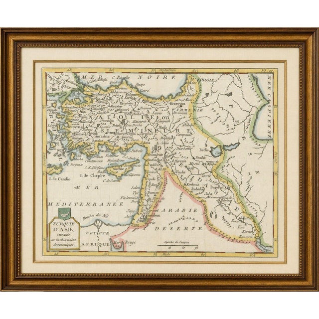 Ottoman Empire Asia Map, Turquie d’Asie by La Porte, Paris, 1779 This elegant late-18th century map of the Ottoman Empire...