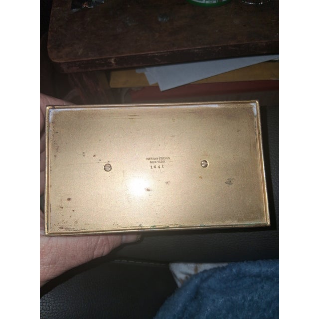 Tiffany Bronze Double Inkwell For Sale - Image 4 of 4