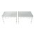 Vintage Faux Bamboo Side Tables in the Style of Phyllis Morris For Sale
