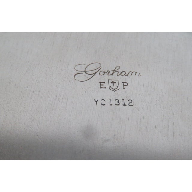 Gorham Mid 20th Century Silver Plated Platter For Sale In Miami - Image 6 of 11