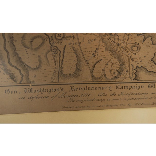 General Washington's Revolutionary Campaign War Map Framed For Sale - Image 9 of 12